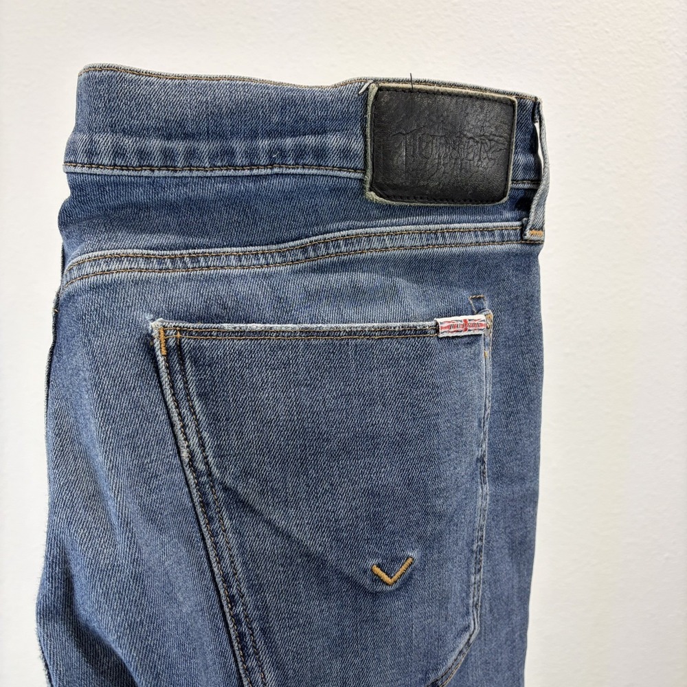 Hudson Byron Straight Leg Jeans Mens 38 Medium Wash Blue Stretch